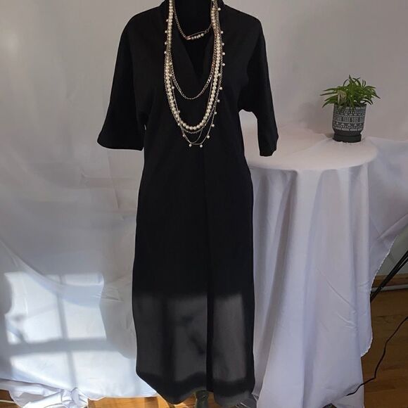 Anthropologie Black Dress